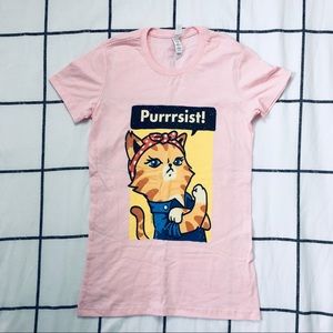 ✰ purrrsist graphic tee